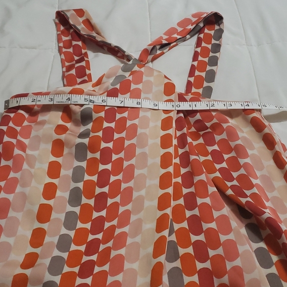 Pink and Orange Patterned Halter Top - Picture 6 of 6